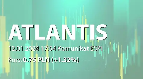 Atlantis SE: Publikacja zaktualizowanego dokumentu informacyjnego (2024-01-12)