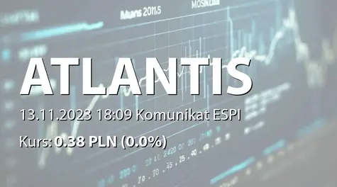 Atlantis SE: Publikacja zaktualizowanego dokumentu informacyjnego (2023-11-13)