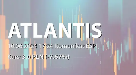 Atlantis SE: Rejestracja obniżenia kapitału (2024-06-10)