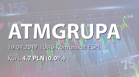 ATM Grupa S.A.: Korekta raportu ESPI 5/2017 (2017-04-19)