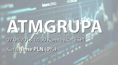 ATM Grupa S.A.: Zakup aktywów o znacznej wartości przez Profilm Agencja Filmowa sp. z o.o. SKA (2013-08-07)