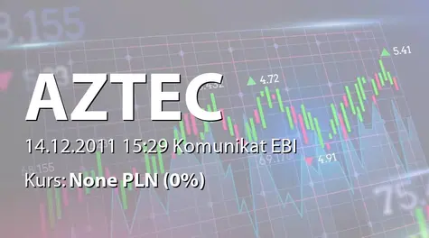 AZTEC International S.A.: Raport miesięczny za listopad 2011 r. (2011-12-14)