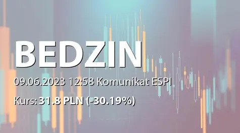 EC BĘDZIN S.A.: Nabycie akcji przez podmiot powiązany (2023-06-09)
