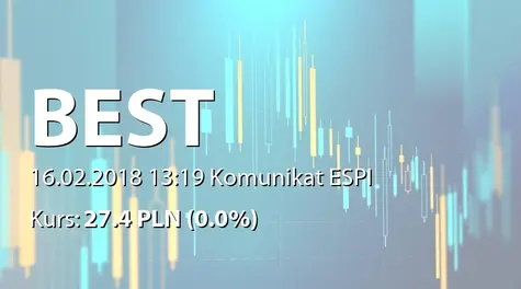 Best S.A.: Komunikat aktualizujący nr 1 do prospektu emisyjnego (2018-02-16)