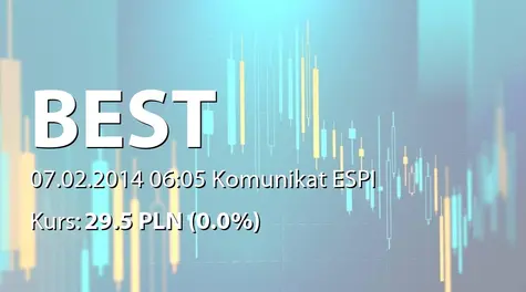 Best S.A.: Ustanowienie publicznego programu emisji obligacji (2014-02-07)