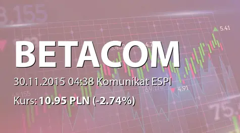Betacom S.A.: SA-P 2015/2016 (2015-11-30)