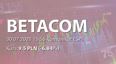 Betacom S.A.: SA-Q1 2021/2022 (2021-07-30)