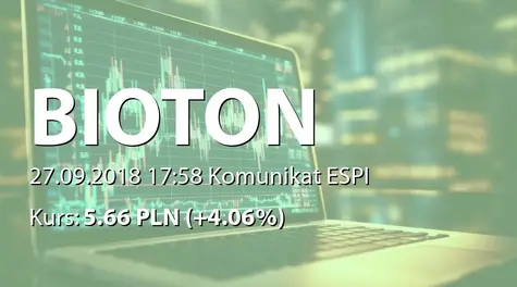 Bioton S.A.: SA-QSr2 2018 (2018-09-27)