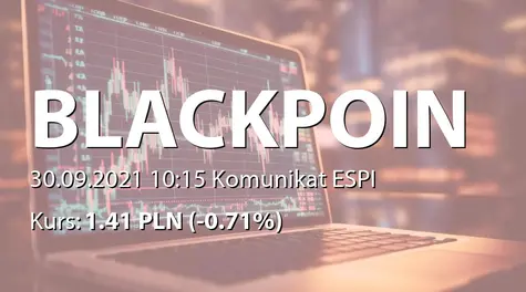 Black Point S.A.: Nabycie akcji przez podmiot powiązany (2021-09-30)