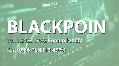 Black Point S.A.: SA-Q3 2022 (2022-11-10)