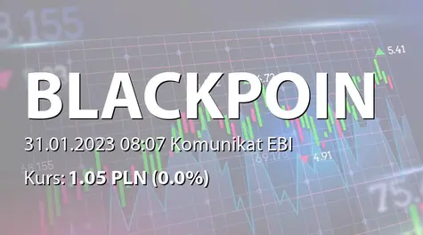 Black Point S.A.: Terminy przekazywania raportów okresowych w 2023 roku (2023-01-31)