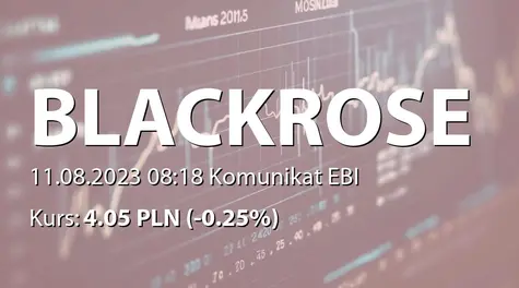 Black Rose Projects S.A.: SA-Q2 2023 (2023-08-11)