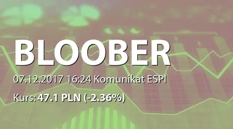Bloober Team S.A.: Informacja produktowa (2017-12-07)