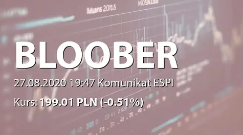 Bloober Team S.A.: Informacja produktowa (2020-08-27)