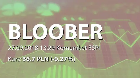 Bloober Team S.A.: Informacja produktowa (2018-09-27)