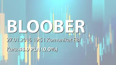Bloober Team S.A.: Korekta raportu EBI 9/2016 (2016-01-27)