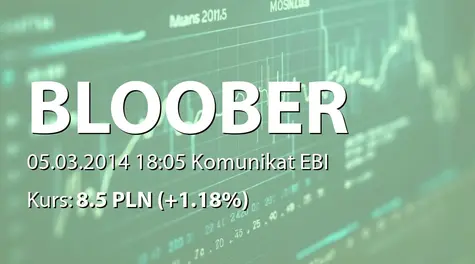 Bloober Team S.A.: Podjęcie uchwały w przedmiocie przydziału obligacji serii E (2014-03-05)