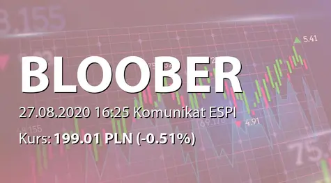 Bloober Team S.A.: ZWZ - akcjonariusze powy??ej 5% (2020-08-27)