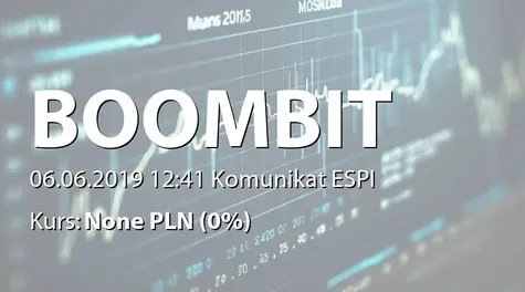 BoomBit S.A.: Ostatnie notowania PDA serii C oraz wprowadzenie do obrotu giełdowego akcji serii B i C (2019-06-06)