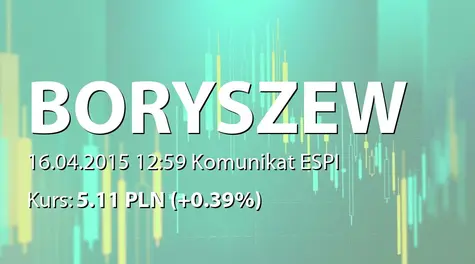 Boryszew S.A.: Nabycie akcji przez SPV Boryszew 3 sp. z o.o. (2015-04-16)
