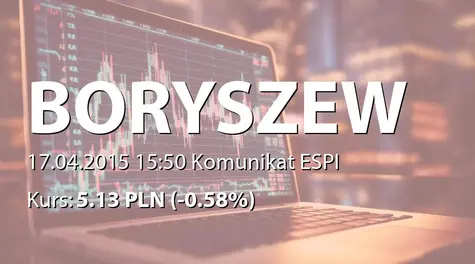 Boryszew S.A.: Nabycie akcji przez SPV Boryszew 3 sp. z o.o.   (2015-04-17)