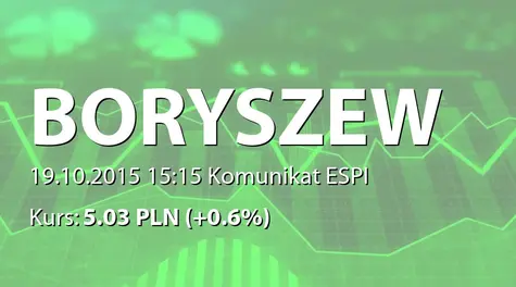 Boryszew S.A.: Nabycie obligacji przez spółkę zależną (2015-10-19)