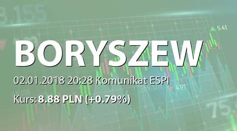 Boryszew S.A.: Odwołanie prognozy skonsolidowanych wyników finansowych na 2017 rok (2018-01-02)