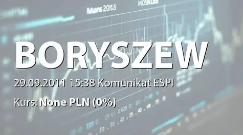 Boryszew S.A.: Zakup akcji przez Bank Polskiej Spółdzielczości SA (2011-09-29)