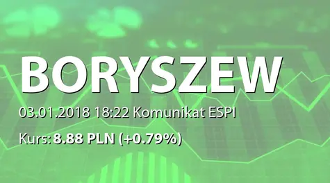 Boryszew S.A.: Zakup akcji własnych (2018-01-03)