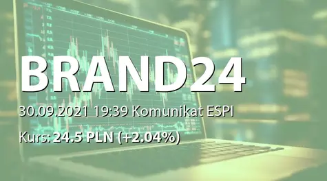 Brand 24 S.A.: SA-PSr 2021 (2021-09-30)