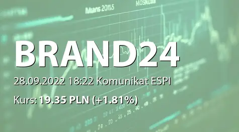 Brand 24 S.A.: SA-PSr 2022 (2022-09-28)