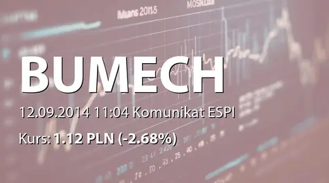 Bumech S.A.: Zmiany w RN (2014-09-12)