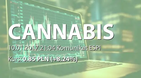 Cannabis Poland S.A.: Zbycie akcji przez EBC Solicitors SA (2017-01-10)