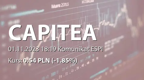 CAPITEA S.A.: NWZ (09:30) - projekty uchwał: zmiany w RN (2023-11-01)