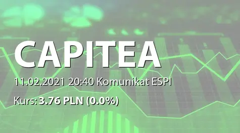 CAPITEA S.A.: Powołanie członka RN (2021-02-11)