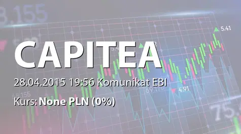 CAPITEA S.A.: Powołanie zarządu  (2015-04-28)