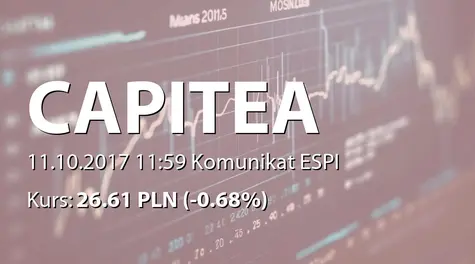 CAPITEA S.A.: Przydział obligacji (2017-10-11)