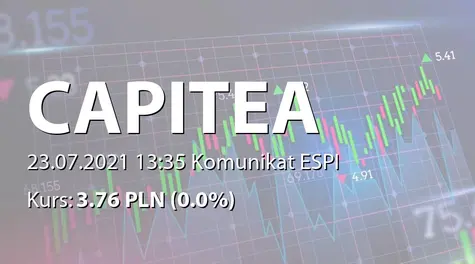 CAPITEA S.A.: Rejestracja zmiany nazwy w KRS (2021-07-23)