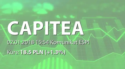 CAPITEA S.A.: Wykup obligacji (2018-01-02)