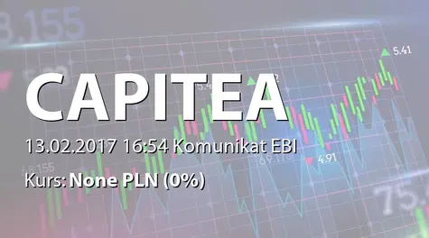 CAPITEA S.A.: Wykup obligacji serii AB (2017-02-13)