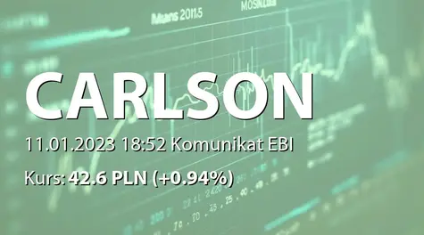 CARLSON INVESTMENTS SE: Completion of subscription of T Shares (2023-01-11)