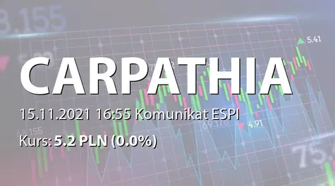 Carpathia Capital Alternatywna Spółka Inwestycyjna S.A.: SA-Q3 2021 (2021-11-15)