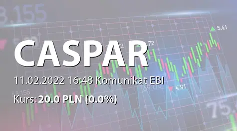 CASPAR Asset Management S.A.: NWZ - projekty uchwał: emisja warrantów subskrypcyjnych serii A, zmiany w RN (2022-02-11)