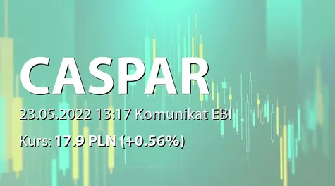 CASPAR Asset Management S.A.: Rejestracja zmian statutu w KRS (2022-05-23)