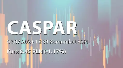 CASPAR Asset Management S.A.: Wartość aktywów pod zarządzaniem na koniec czerwca 2024 roku (2024-07-02)
