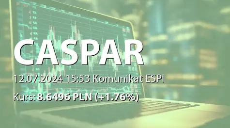 CASPAR Asset Management S.A.: Zbycie akcji przez Piotra Przedwojskiego (2024-07-12)