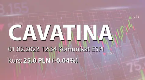 Cavatina Holding S.A.: Nabycie akcji przez Przewodniczącego RN (2022-02-01)