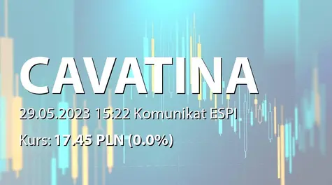 Cavatina Holding S.A.: SA-QSr1 2023 (2023-05-29)