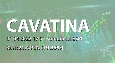 Cavatina Holding S.A.: SA-RS 2021 - korekta (2022-04-01)