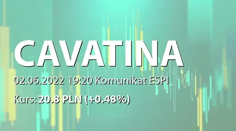 Cavatina Holding S.A.: Uchwała ws. emisji obligacji serii P2022B (2022-06-02)
